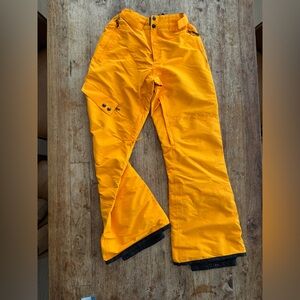 Liquid Neon Orange Ski Snowboard Pant Women’s Large